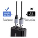 Ugreen USB / microUSB töltő- és adatkábel, 0,25m, fekete