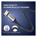 Ugreen USB / microUSB töltő- és adatkábel, 0,25m, fekete