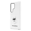 Karl Lagerfeld Ikonik Choupette Samsung Galaxy S23 Ultra, szilikon tok, átlátszó