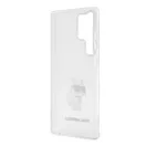 Karl Lagerfeld Ikonik Choupette Samsung Galaxy S23 Ultra, szilikon tok, átlátszó