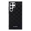Karl Lagerfeld Saffiano Mono Samsung Galaxy S23 Ultra, szilikon tok, fekete