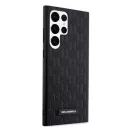 Karl Lagerfeld Saffiano Mono Samsung Galaxy S23 Ultra, szilikon tok, fekete