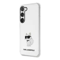   Karl Lagerfeld Ikonik Choupette Samsung Galaxy S23+, szilikon tok, átlátszó
