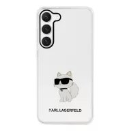   Karl Lagerfeld Ikonik Choupette Samsung Galaxy S23+, szilikon tok, átlátszó