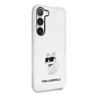   Karl Lagerfeld Ikonik Choupette Samsung Galaxy S23+, szilikon tok, átlátszó