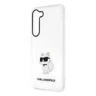   Karl Lagerfeld Ikonik Choupette Samsung Galaxy S23+, szilikon tok, átlátszó