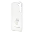 Karl Lagerfeld Ikonik Choupette Samsung Galaxy S23+, szilikon tok, átlátszó