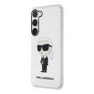 Karl Lagerfeld Ikonik Samsung Galaxy S23+, szilikon tok, átlátszó