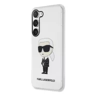   Karl Lagerfeld Ikonik Samsung Galaxy S23+, szilikon tok, átlátszó