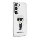 Karl Lagerfeld Ikonik Samsung Galaxy S23+, szilikon tok, átlátszó