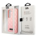 Karl Lagerfeld 3D Monogram Samsung Galaxy S23+, szilikon tok, rózsaszín