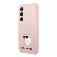  Karl Lagerfeld Silicone Choupette Samsung Galaxy S23+, szilikon tok, rózsaszín