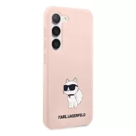   Karl Lagerfeld Silicone Choupette Samsung Galaxy S23+, szilikon tok, rózsaszín