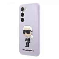   Karl Lagerfeld Silicone Ikonik Samsung Galaxy S23+, szilikon tok, lila