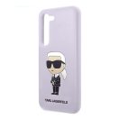 Karl Lagerfeld Silicone Ikonik Samsung Galaxy S23+, szilikon tok, lila