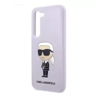   Karl Lagerfeld Silicone Ikonik Samsung Galaxy S23+, szilikon tok, lila