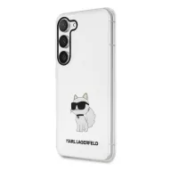   Karl Lagerfeld Ikonik Choupette Samsung Galaxy S23 szilikon tok, átlátszó