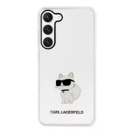   Karl Lagerfeld Ikonik Choupette Samsung Galaxy S23 szilikon tok, átlátszó