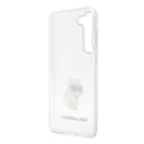 Karl Lagerfeld Ikonik Choupette Samsung Galaxy S23 szilikon tok, átlátszó