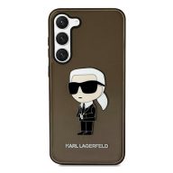   Karl Lagerfeld Ikonik Samsung Galaxy S23 szilikon tok, fekete