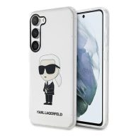   Karl Lagerfeld Ikonik Samsung Galaxy S23 szilikon tok, átlátszó