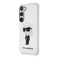   Karl Lagerfeld Ikonik Samsung Galaxy S23 szilikon tok, átlátszó