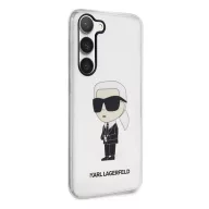   Karl Lagerfeld Ikonik Samsung Galaxy S23 szilikon tok, átlátszó