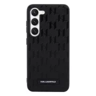   Karl Lagerfeld Saffiano Mono Samsung Galaxy S23 szilikon tok, fekete