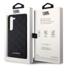 Karl Lagerfeld Saffiano Mono Samsung Galaxy S23 szilikon tok, fekete