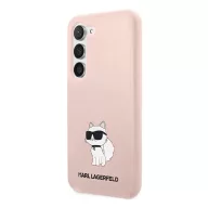   Karl Lagerfeld Silicone Choupette Samsung Galaxy S23 szilikon tok, rózsaszín