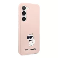   Karl Lagerfeld Silicone Choupette Samsung Galaxy S23 szilikon tok, rózsaszín