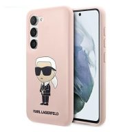   Karl Lagerfeld Silicone Ikonik Samsung Galaxy S23 szilikon tok, rózsaszín