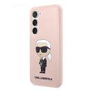 Karl Lagerfeld Silicone Ikonik Samsung Galaxy S23 szilikon tok, rózsaszín