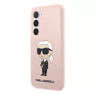   Karl Lagerfeld Silicone Ikonik Samsung Galaxy S23 szilikon tok, rózsaszín