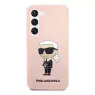   Karl Lagerfeld Silicone Ikonik Samsung Galaxy S23 szilikon tok, rózsaszín