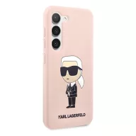   Karl Lagerfeld Silicone Ikonik Samsung Galaxy S23 szilikon tok, rózsaszín