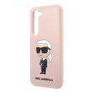 Karl Lagerfeld Silicone Ikonik Samsung Galaxy S23 szilikon tok, rózsaszín