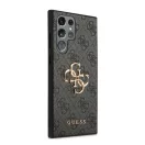 Guess 4G Metal Samsung Galaxy S23 Ultra szilikon tok, szürke