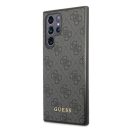 Guess 4G Metal Gold Samsung Galaxy S23 Ultra szilikon tok, szürke