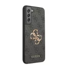 Guess 4G Big Metal Samsung Galaxy S23+ szilikon tok, szürke