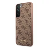 Guess 4G Metal Gold Samsung Galaxy S23 szilikon tok, barna