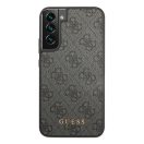 Guess 4G Metal Gold Samsung Galaxy S23 szilikon tok, szürke
