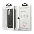 Guess 4G Metal Gold Samsung Galaxy S23 szilikon tok, szürke