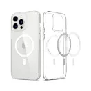 Phoner Apple iPhone 13 Pro Magsafe szilikon tok, átlátszó