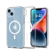   Phoner Apple iPhone 14 Plus Magsafe szilikon tok, átlátszó