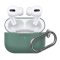 Phoner Simple Apple Airpods Pro szilikon tok akasztóval, zöld