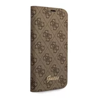   Guess 4G Vintage Gold Apple iPhone 14 Pro Max flip tok, barna