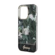   Guess Jungle Collection Apple iPhone 14 Pro hátlap tok, zöld