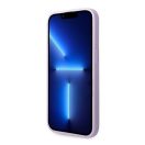 Guess Saffiano Strap Apple iPhone 14 Pro hátlap tok, lila