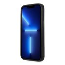 Guess SaffianoTriangle Apple iPhone 14 Pro hátlap tok, ezüst